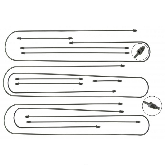 Remleidingset 11 delig [ 8/85 t/m 7/87 ] zonder ABS